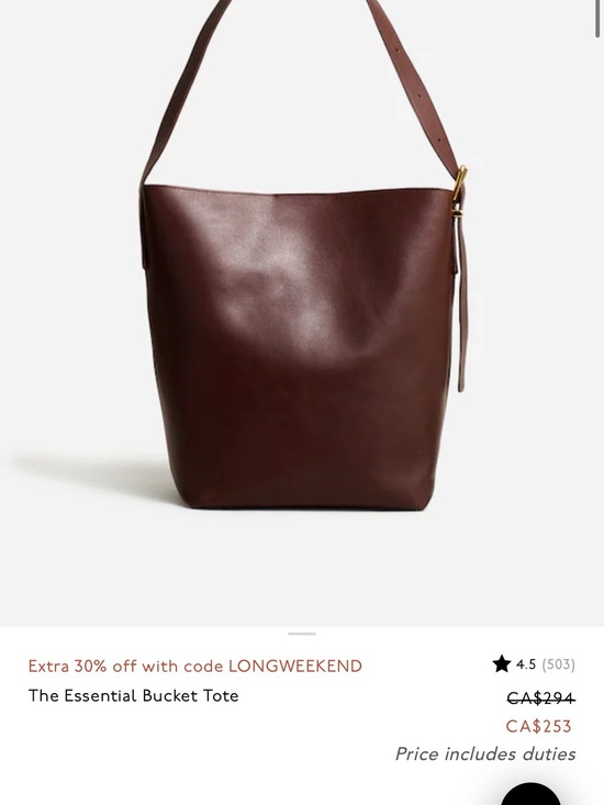 Handbags - Madewell 100% leather tote bags